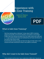 My Experience With Safe Zone Training 3