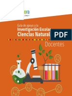 Guía de Apoyo para Investigación Escolar (Ciencias Naturales)