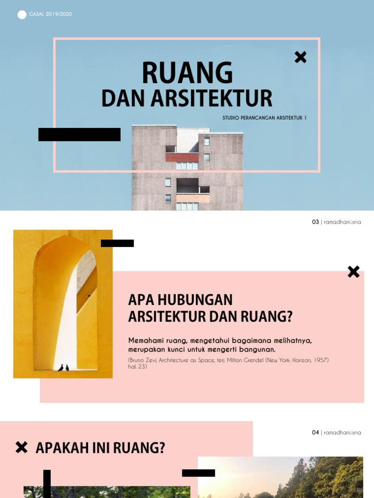 TM 5 - Ruang Dan Arsitektur PDF | PDF