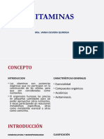 Vitaminas: concepto, clasificación y funciones