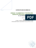 Unidad 1 Elementos Y Figuras Del Derecho Procesal en General