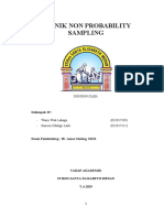 Teknik Non Probability Sampling (Kelompok 19B)