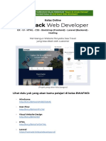 Kelas Online - Fullstack Web Developer PDF