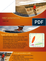 First Generation Solar Cell Types