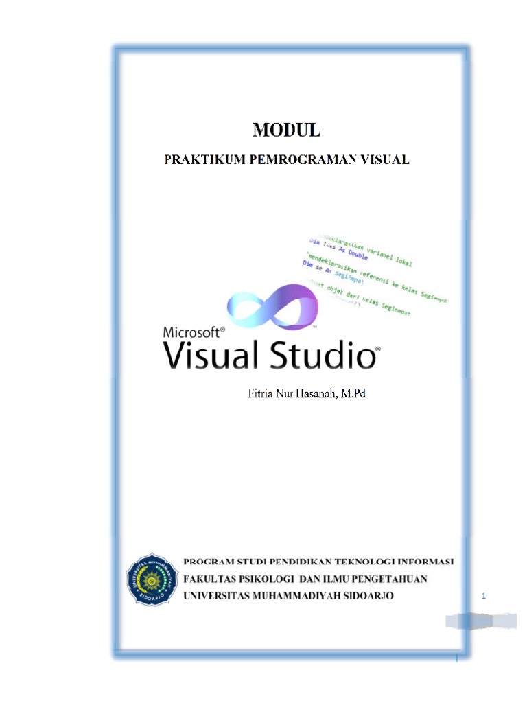 Praktikum Variabel dan Operator Visual Basic | PDF