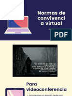 Normas de Convivencia Virtual - Marializ