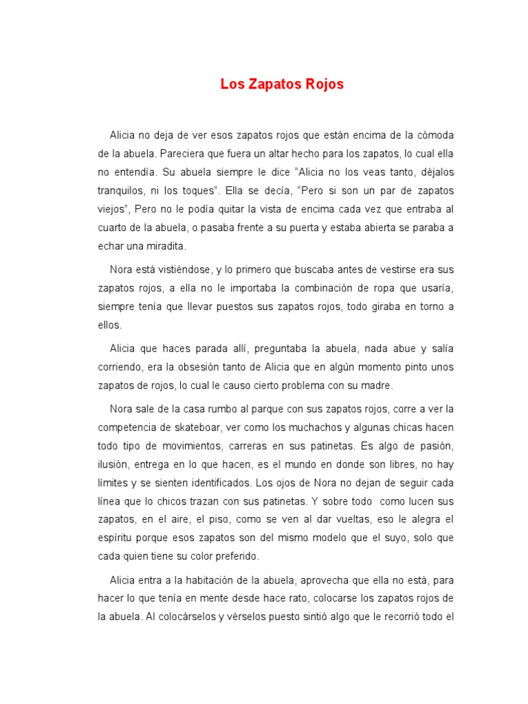 Los Zapatos Rojos PDF