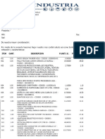 COTIZACIONES -SEGURINDUSTRIA 2018