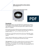 Star Analyzer guía de uso y obtención de espectros