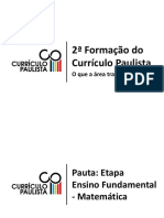 Currículo Paulista Matemática