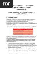 Guia 44 (Critério de proteção contra corrente de curto-circuito)