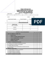 Pauta de Evaluacion Examen Oral Parvulo