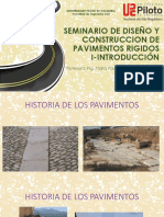 CLASE 1 PAVIMENTOS- INTRODUCCION