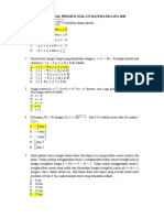 Contoh Soal Prediksi Soal Un Matematika Ipa 2020 (P2) PDF