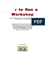 How To Handle Workshops