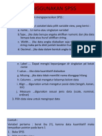 Menggunakan SPSS