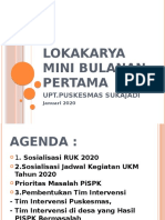 Lokakarya Mini Bulanan Pertama PKM Sukajadi