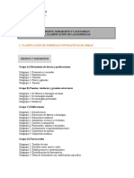 Grupos, Subgrupos y Categorías de Clasificación