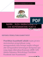 Metodologi Keperawatan - Riza Ramadhani D3 Kep TGKT Ii