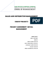 Sales and Distribution Management Channel Management (Retail) Group-5 PDF