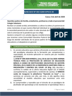Comunicado 002-Adm-Iepvcs-20 PDF
