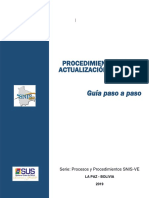 Manual de Procesos y Procedimientos para La Actualizacin de SOAPS 500 PDF