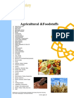Agricultural & Food Products Guide