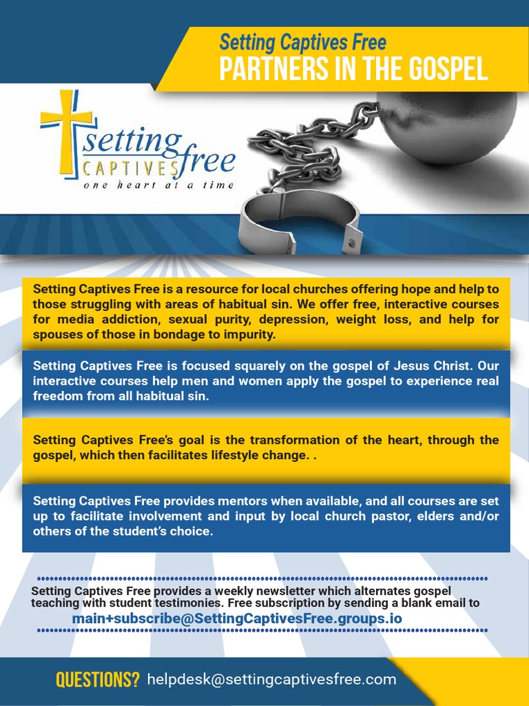 Gospel-Centered Freedom Courses | PDF