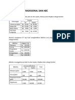 Soal Activity Based Costing