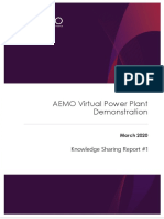 AEMO Knowledge Sharing Stage 1 Report