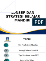 Strategi Belajar Mandiri Trik Membaca Modul UT