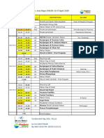 JADWAL KKL To BALI Fak. Seni Rupa UNESA 13-17 April 2020: Date Time Remark Start Finish Durasi