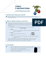 Christmas Soup Saftey Handout