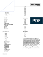 C1-1 Answer Key: Grammar