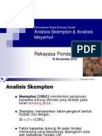 RekPon - B - Pertemuan 5 - Analisis Meyerhof PDF