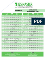 Answer Key GS ESE 2020