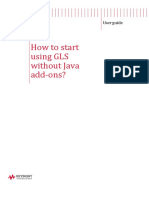 How to start using GLS without Java addons