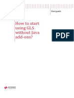 How To Start Using GLS Without Java Addons