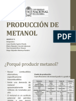 Producción de Metanol