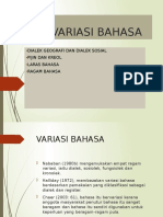 Bab 4 Variasi Bahasa