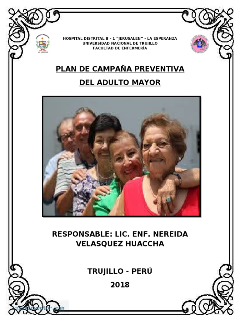 Campaña de Salud para Adultos Mayores | PDF | Adultos | Vejez