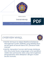 Pengantar MySQL Dan DDL (T) PDF