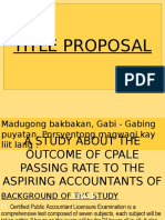 TITLE-PROPOSAL-CPALE