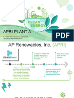 Apri Plant A: in Fulfillment of Electrical Equipment Operation and Maintenance