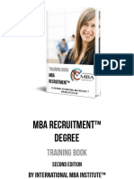 MBA Recruitment Degree Training Book PDF