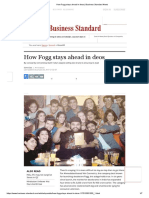 How Fogg Stays Ahead in Deos - Business Standard News PDF