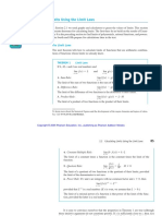 Calculating Limits Using The Limit Laws