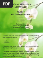 TAJUK 2 KEUTUHAN WACANA