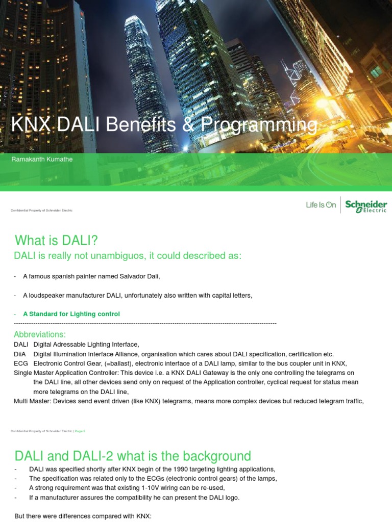KNX DALI Gateway Programming Guide | PDF | Lighting | Application Software