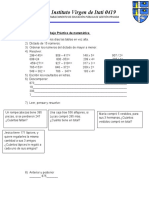 Trabajo Práctico de Matemática y Lengua